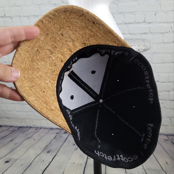 10 TREE | cork accent stretch fit cap hat - Picture 7 of 11